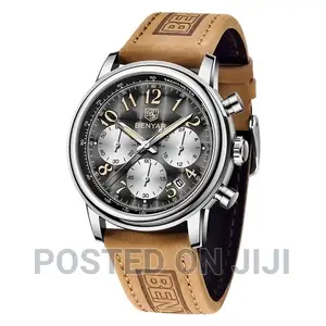 BENYAR Classic Rectangle Case Fashion Sport Chronograph