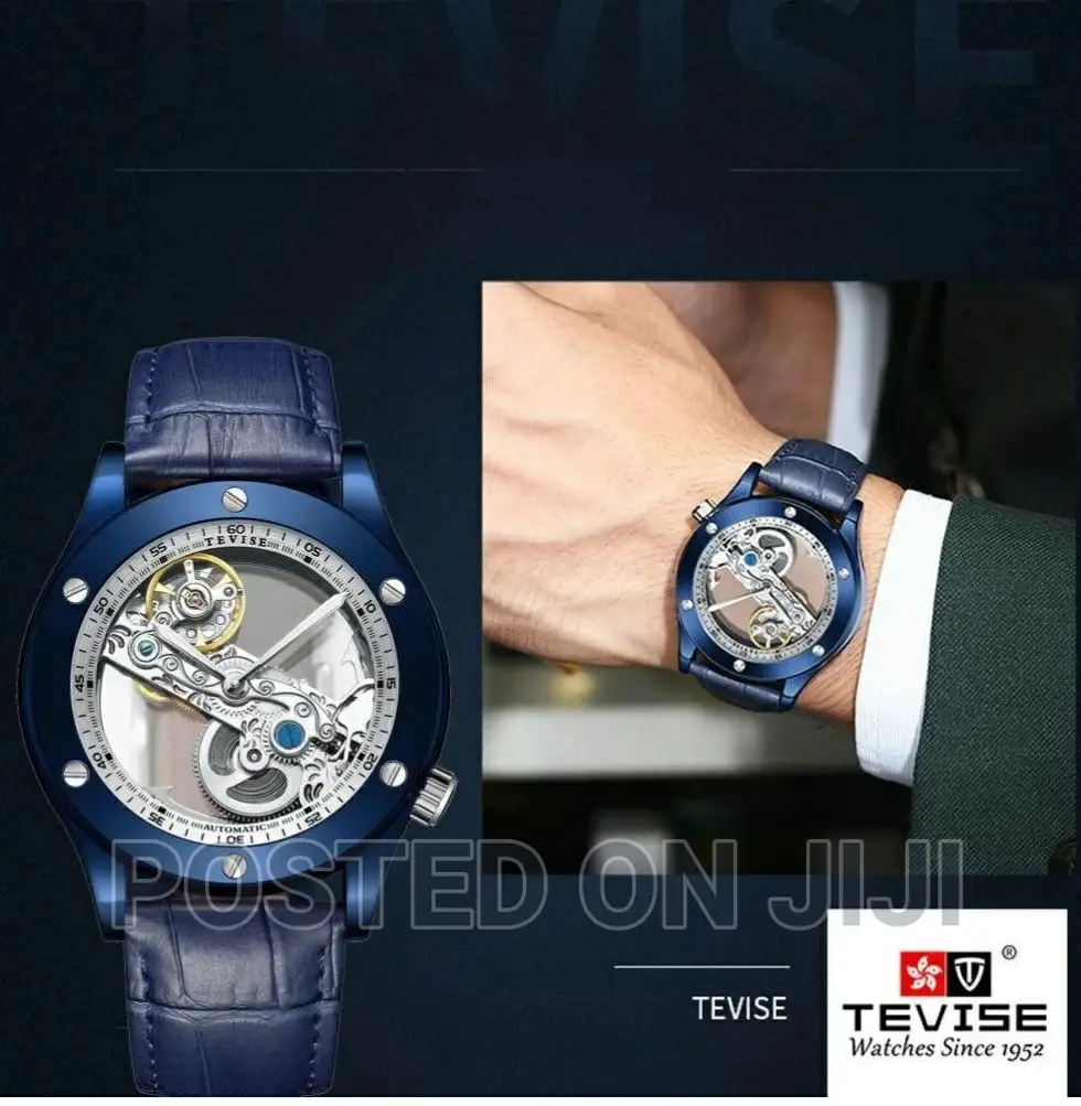 Tevise Automatic Men's Watch Elegant Sophisticated Contact
