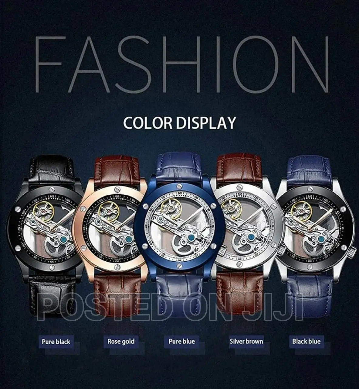 Tevise Automatic Men's Watch Elegant Sophisticated Contact