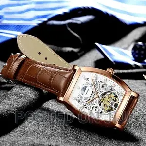 Tevise Automatic Men's Watch Elegant Sophisticated Contact