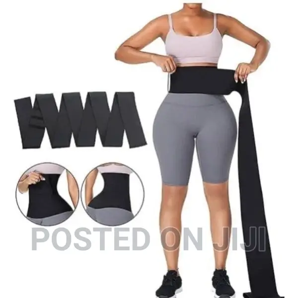 Tummy Wrap Belt ቦርጭ የሚሰበስብ ስብ የሚያቃጥል 3-4-5-6 ሜትር Fat Burn