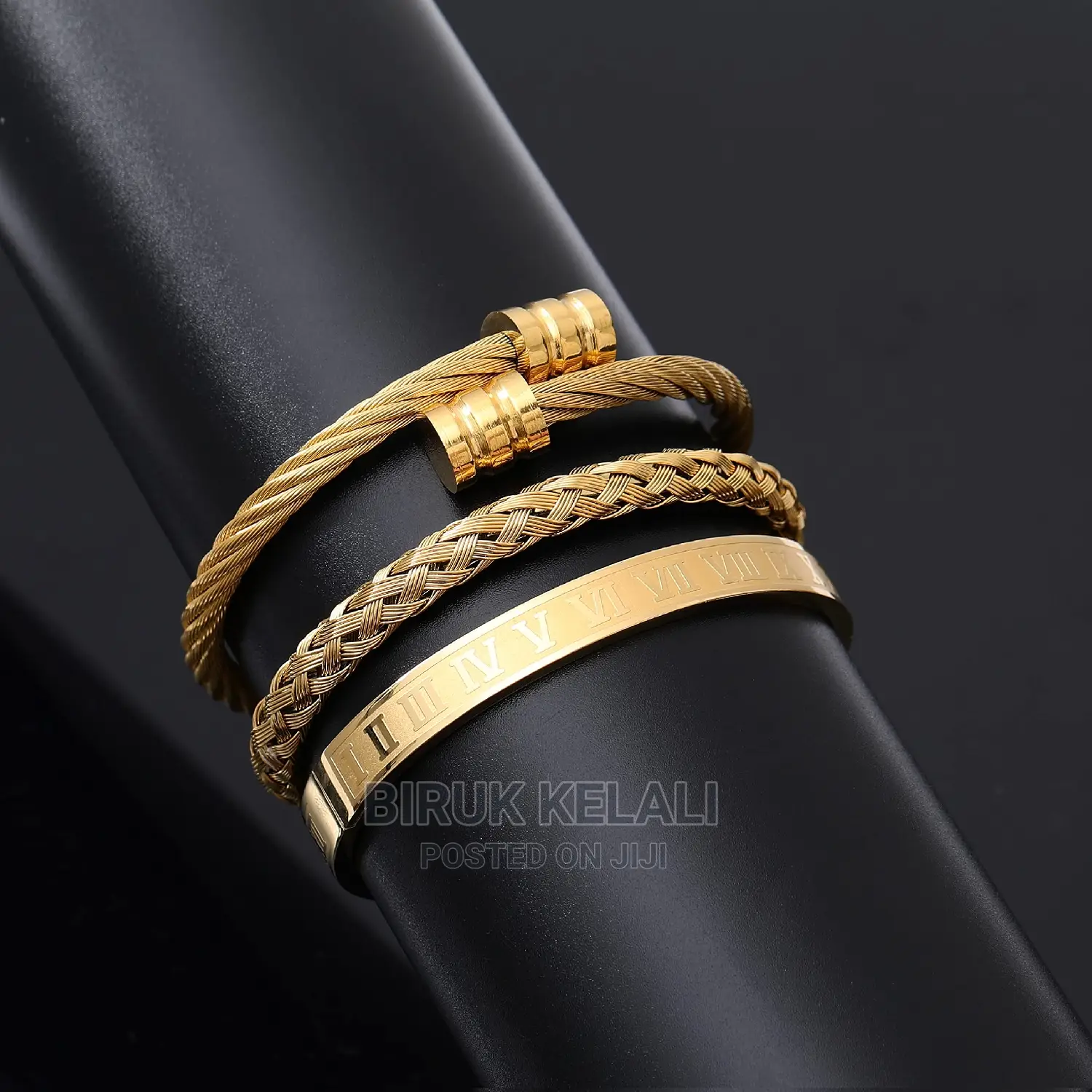 Luxury 3pcs/Set Stainless Steel Bracelet