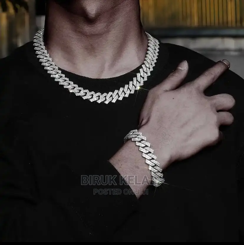 Chain Necklace and Bracelet for Mens