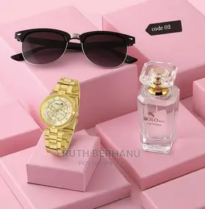 Polo Air Women's Wristwatch Perfume Glass Set
