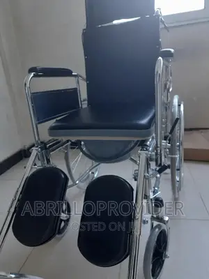 Lightweight Durable Recliner Portable Wheelchair COMMODE