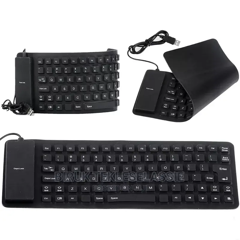 Flexible Keyboard Black New Packed