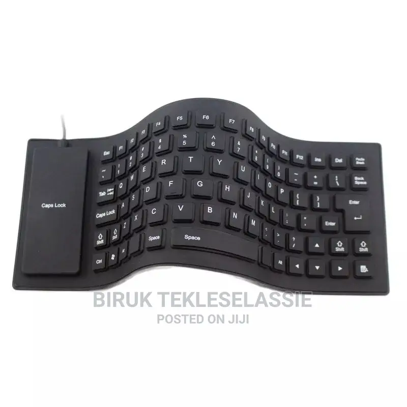 Flexible Keyboard Black New Packed