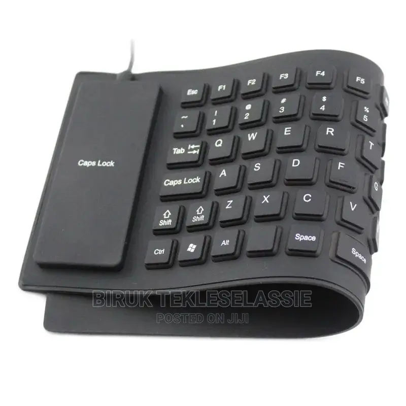 Flexible Keyboard Black New Packed