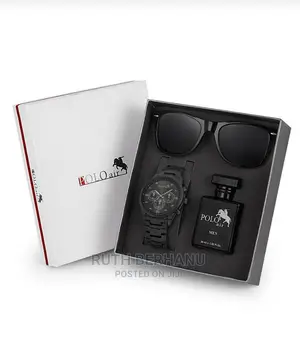 Photo - Polo Air Men's Perfume Watch Glass Set