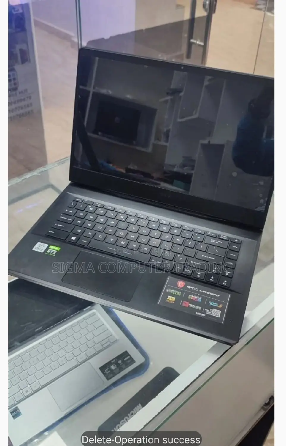 New Laptop MSI GF63 16GB Intel Core I7 SSD 1T