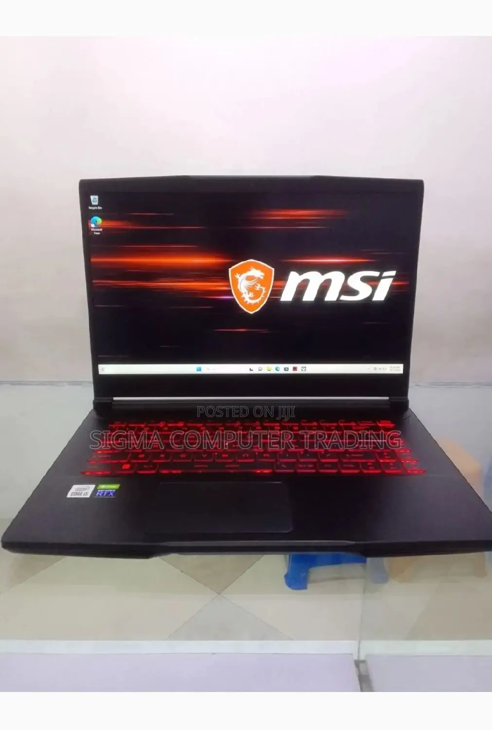 New Laptop MSI GF63 16GB Intel Core I5 SSD 512GB