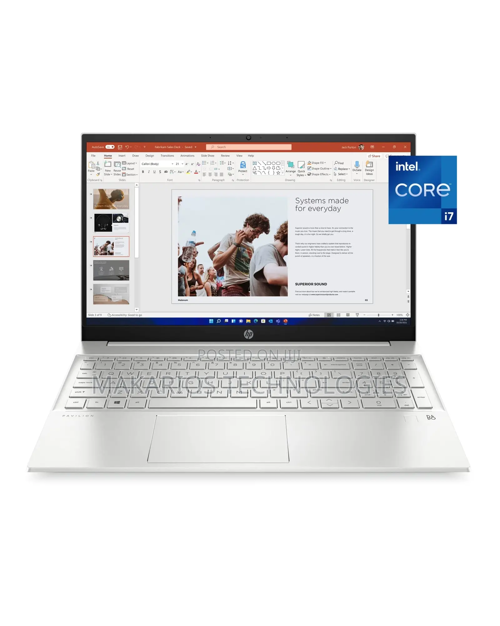 New Laptop HP 15 8GB Intel Core I7 SSD 512GB