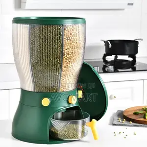 Rotating Cereal Storage Barrel