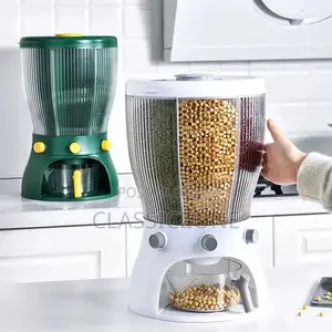Rotating Cereal Storage Barrel