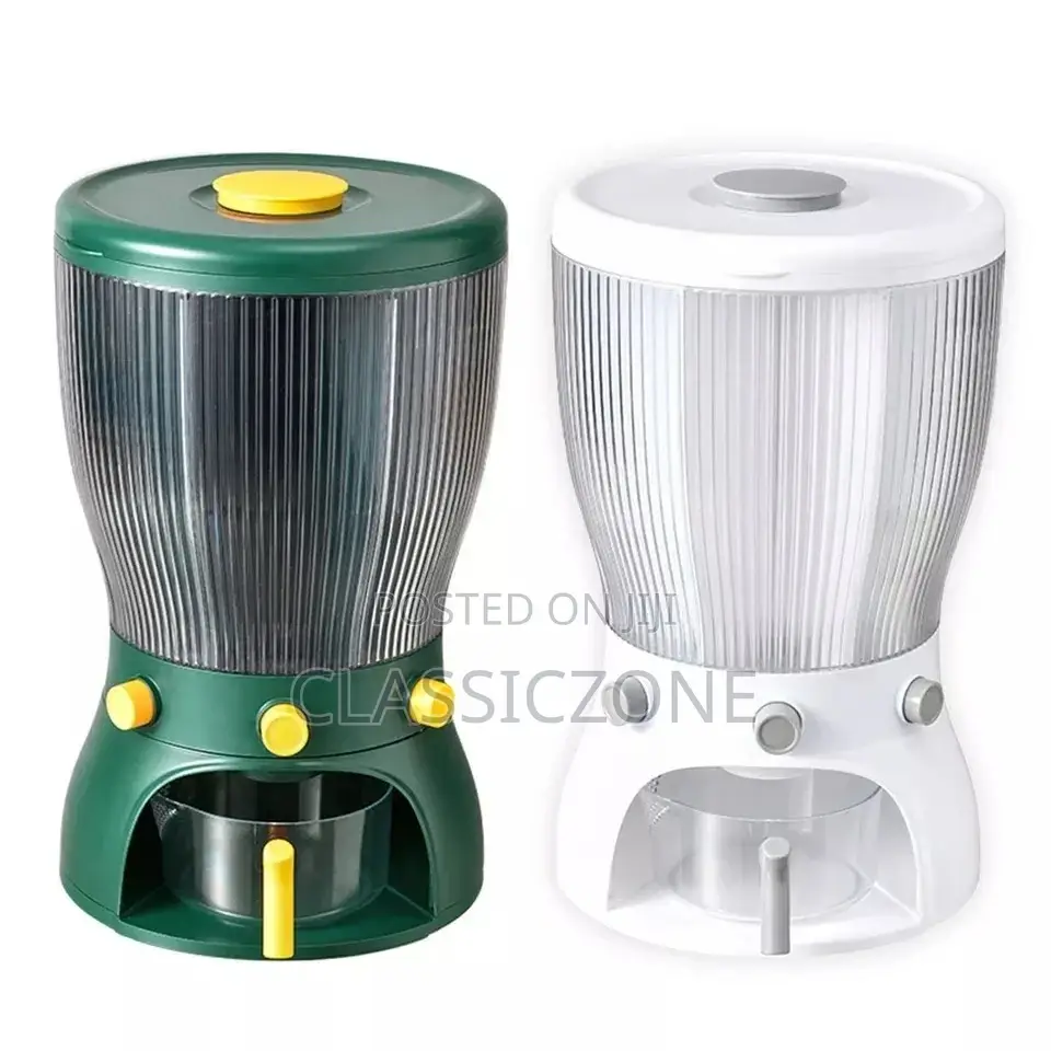 Rotating Cereal Storage Barrel