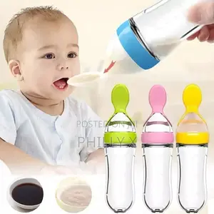 Silcone Bottle Spoon Feeder