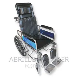Reclining Commode Wheelchair for Hospital