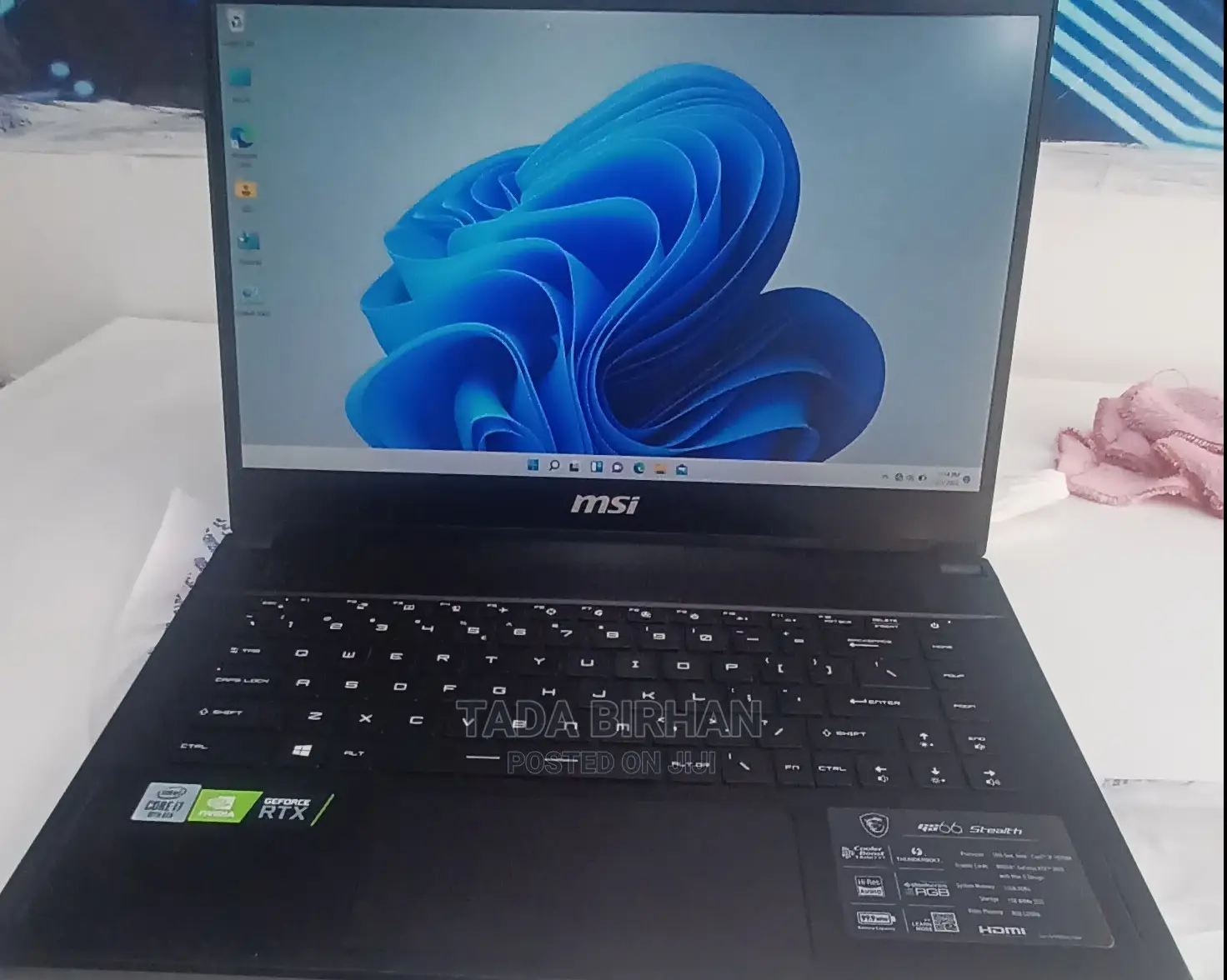 New Laptop MSI MSI Sword 15 16GB Intel Core I7 SSD 512GB