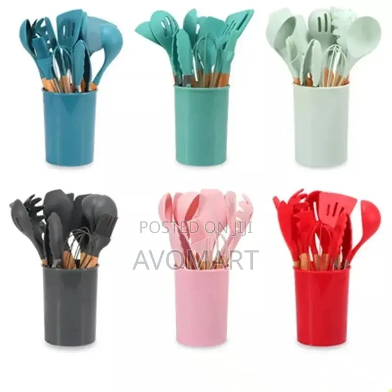 12 Set Silcon Spatulas