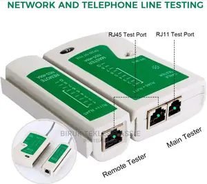 Network Cable Tester RJ45 RJ11 With Battery