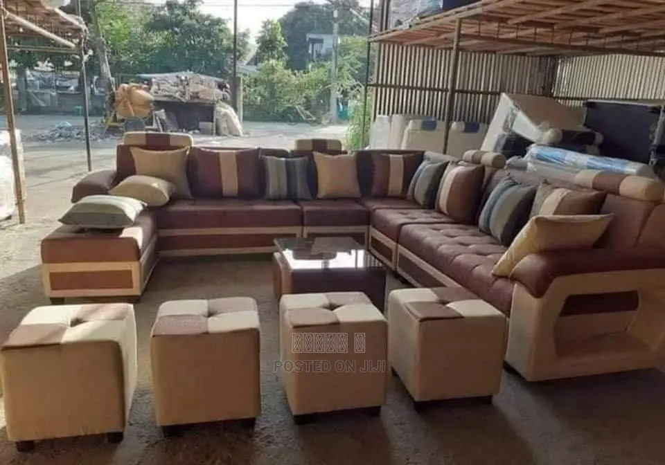 U Shaped Sofa With Table