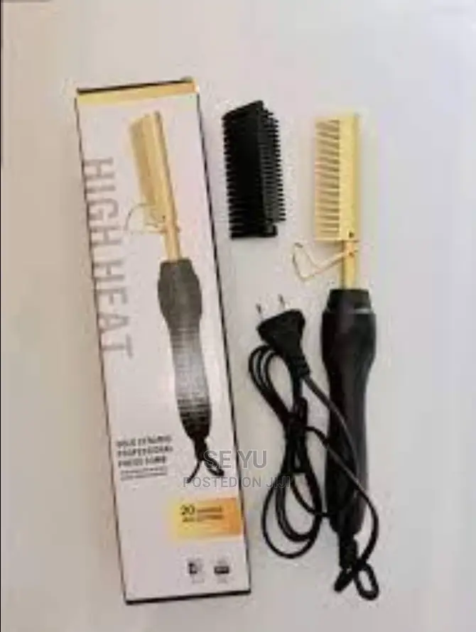 Hair Straightener And Brush