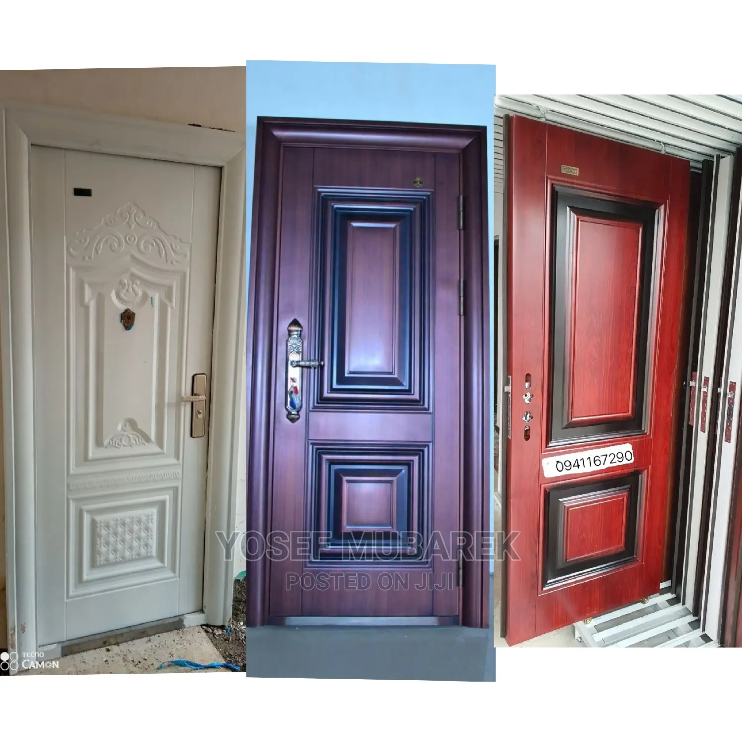 የ ውስጥ እና የ ውጭ በሮች(Security Doors)