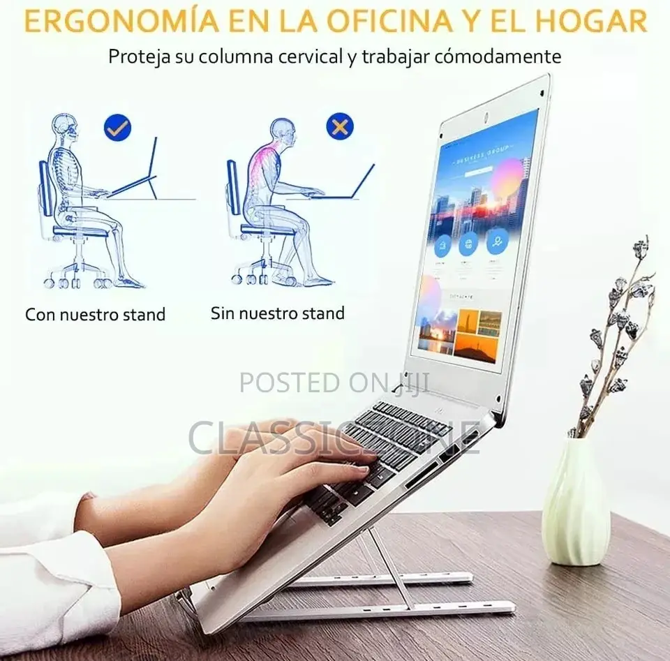 የላፕቶፕ ማስቀመጪያ ብረት