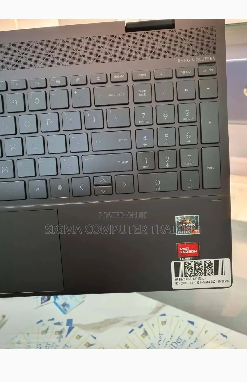 New Laptop HP Envy X360 12GB AMD Ryzen 7 SSD 512GB