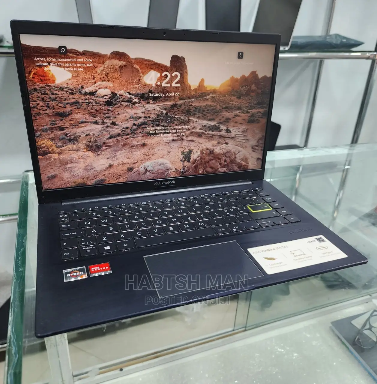 New Laptop Asus VivoBook 15 X505BA 8GB AMD Ryzen 3 SSD 256GB