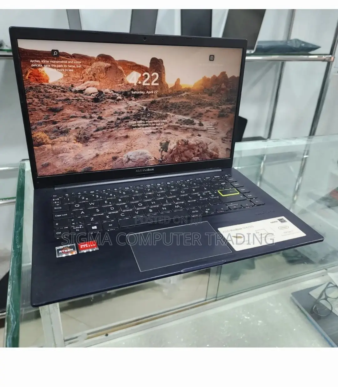 New Laptop Asus VivoBook 15 X505BA 8GB AMD Ryzen 3 SSD 256GB