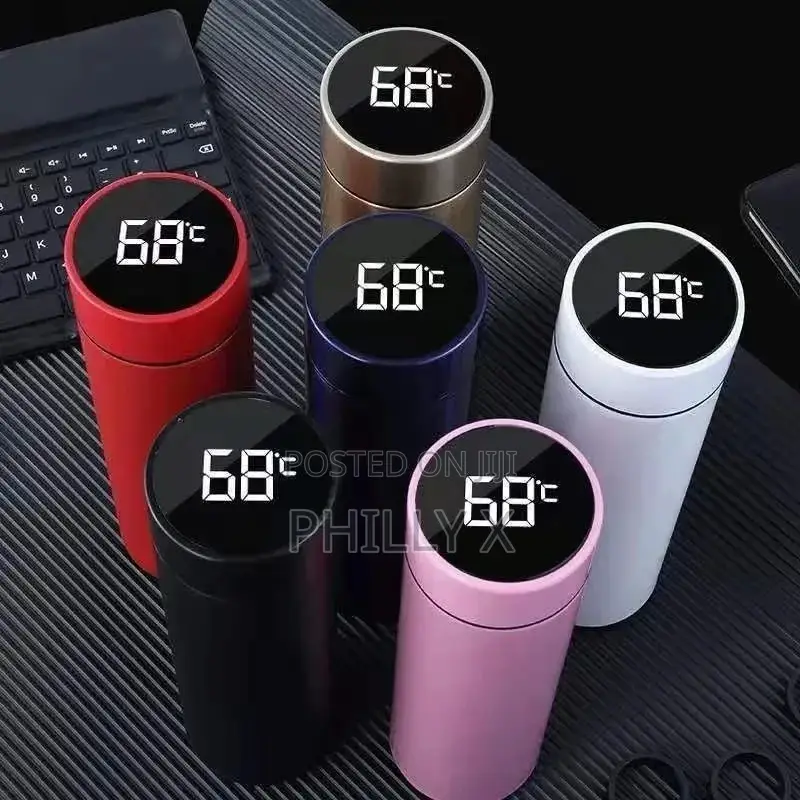 Smart Led Temperature Display Bottle