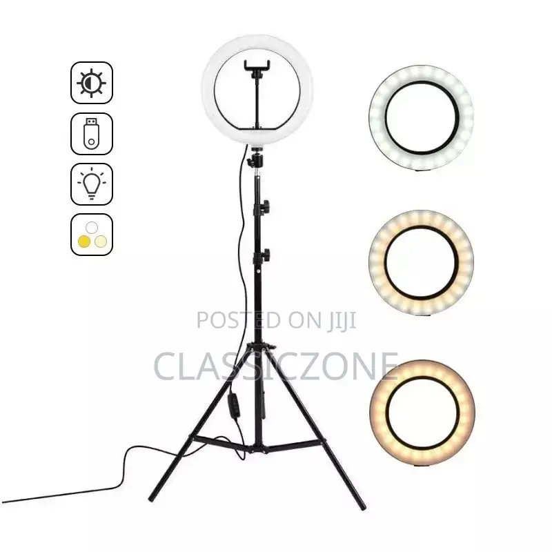 Ring Light Stand [ With Adjustable Tripod ]