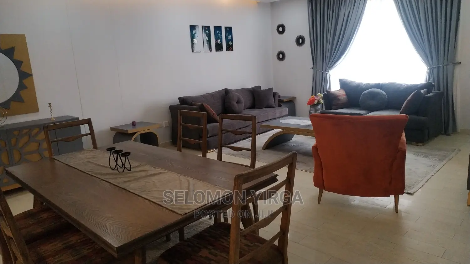 Furnished 3bdrm Apartment in Addis Abeba, Kirkos for Rent