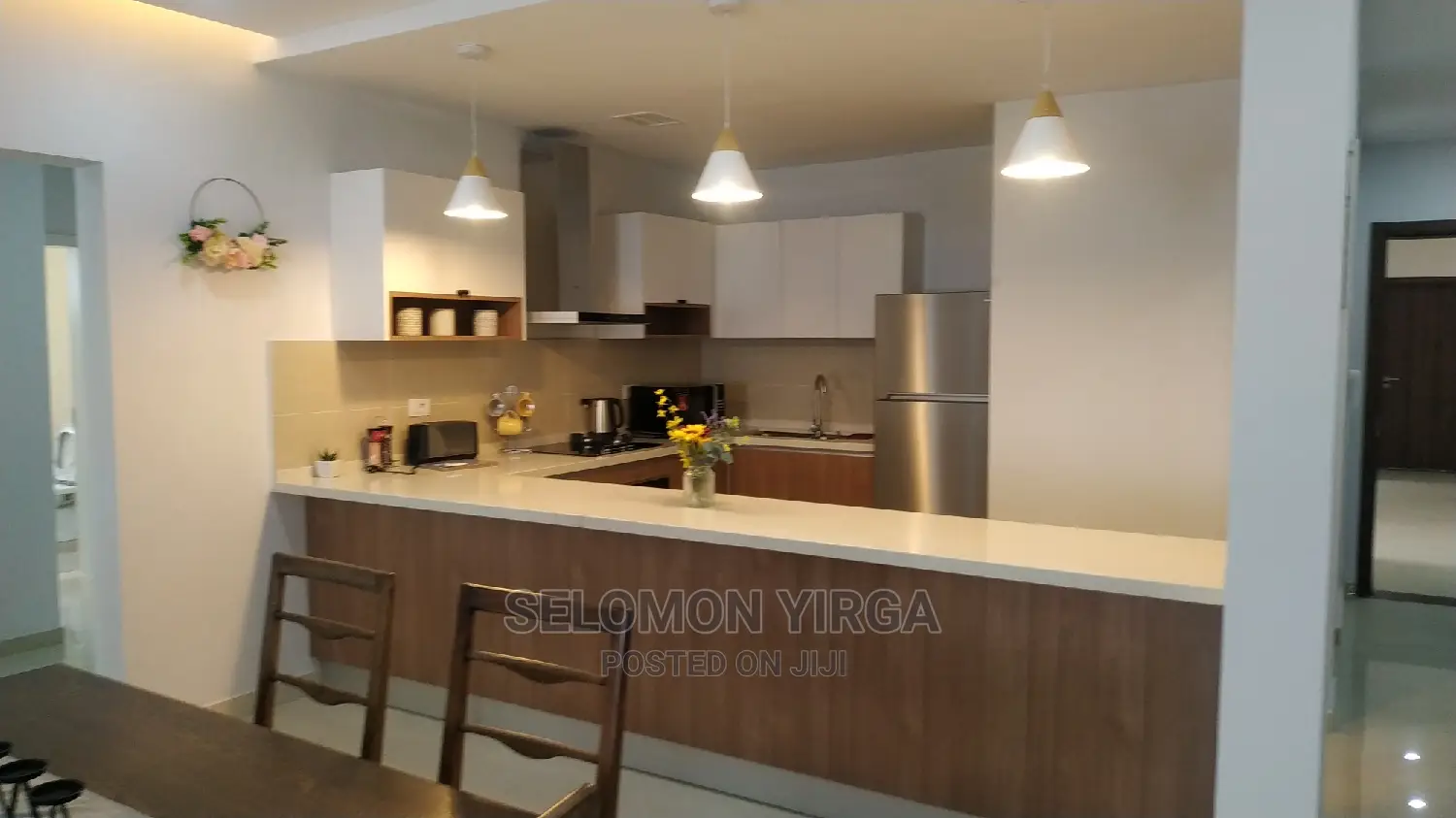 Furnished 3bdrm Apartment in Addis Abeba, Kirkos for Rent