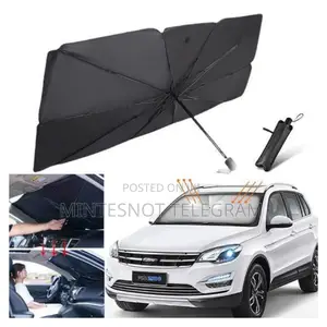 Photo - Foldable Car Sunshade Umbrella