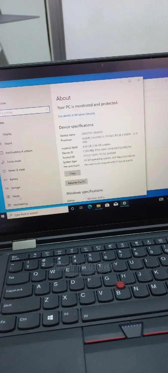 New Laptop Lenovo ThinkPad Yoga 370 8GB Intel Core I5 SSD 512GB