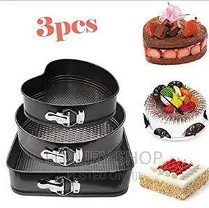 Three Set Cake Moulds