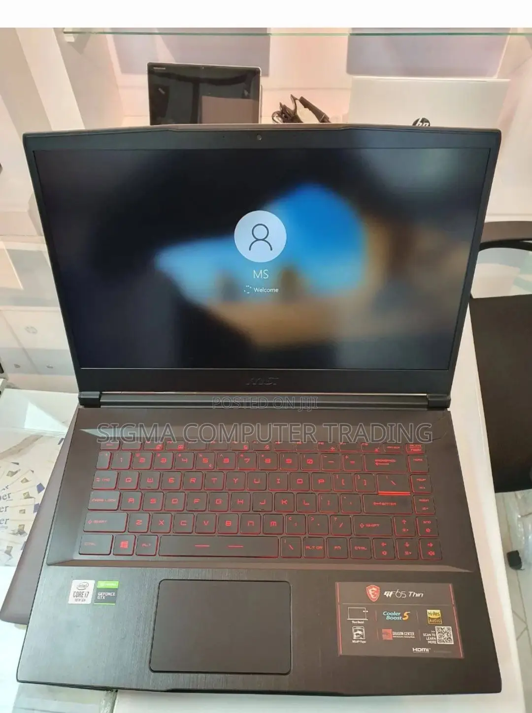 New Laptop MSI GF63 8GB Intel Core I7 SSD 512GB