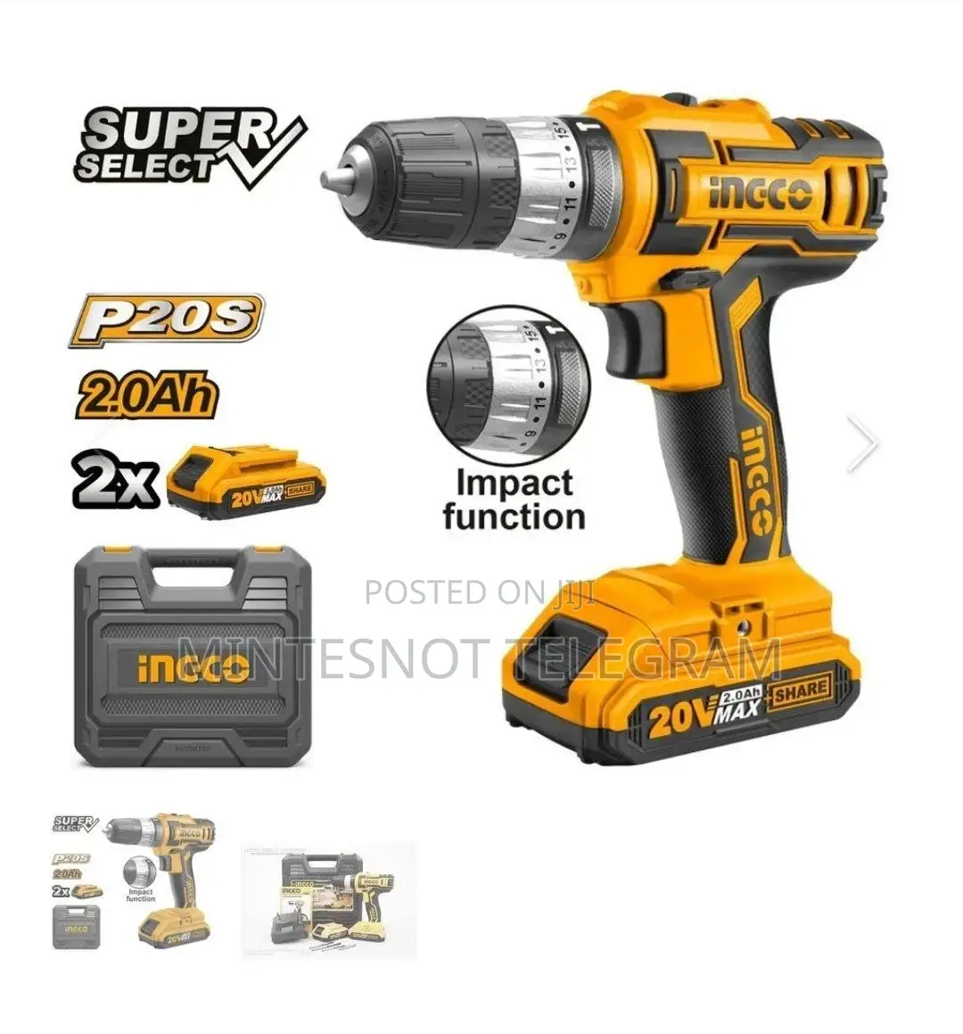 Chargeable Drill Ingico