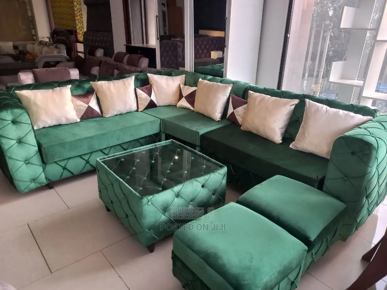 L Shaped Sofa With Table