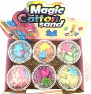 DIY Colourful Cotton Sand Mini Bucket