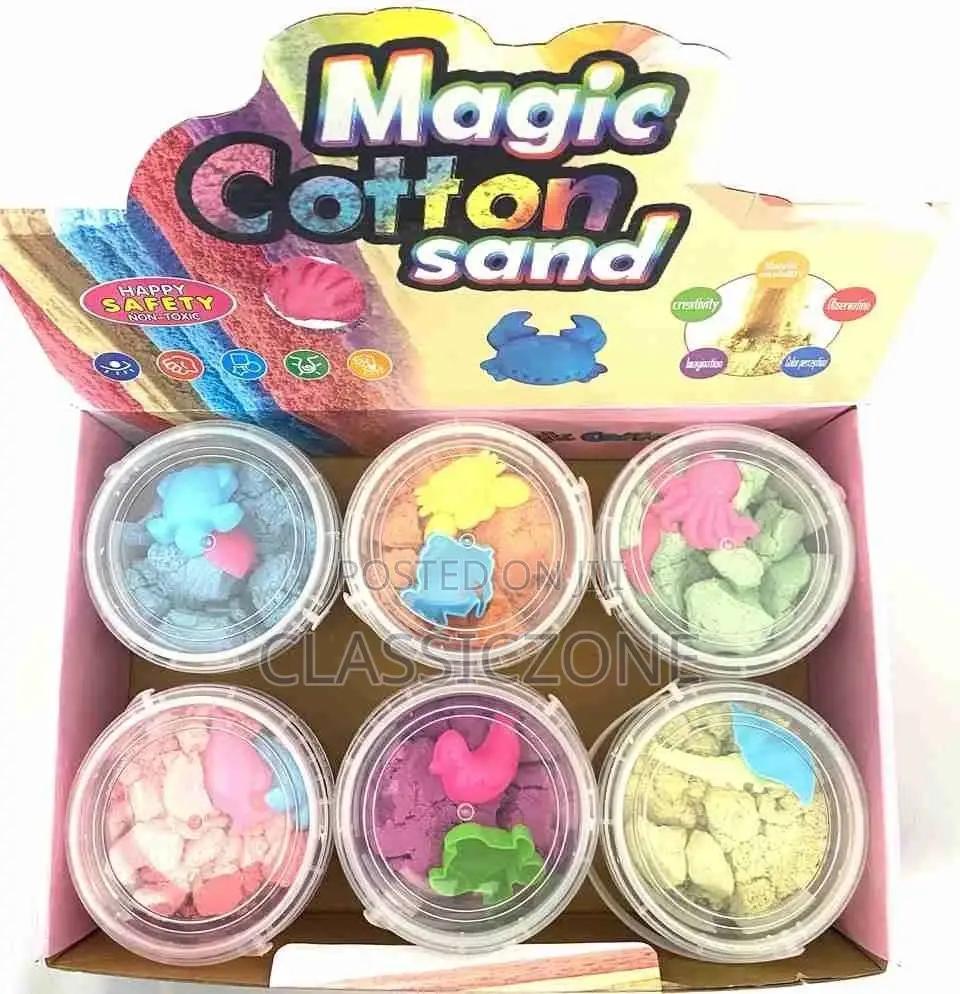 DIY Colourful Cotton Sand Mini Bucket