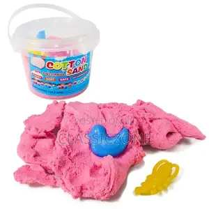 DIY Colourful Cotton Sand Mini Bucket