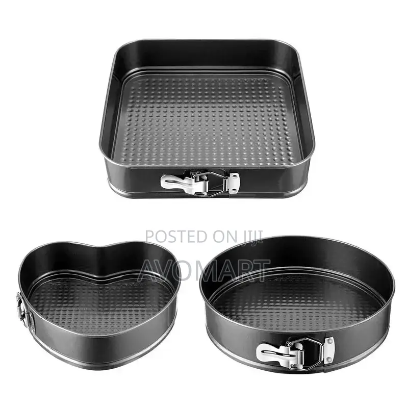 Three Set Cake Moulds