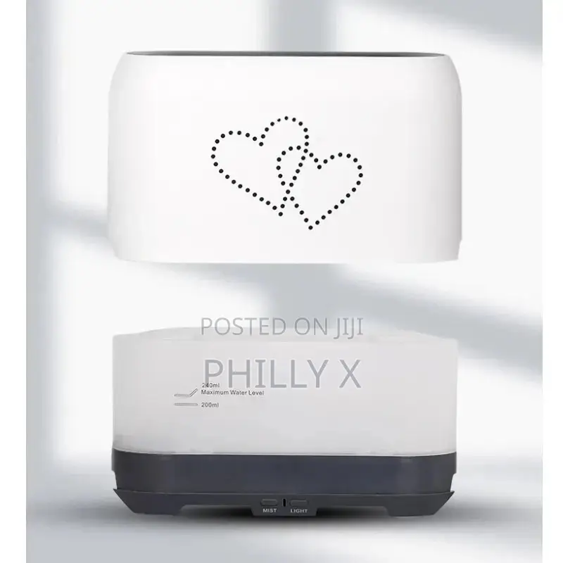 Air Humidifier With Remote Control Flame Effect