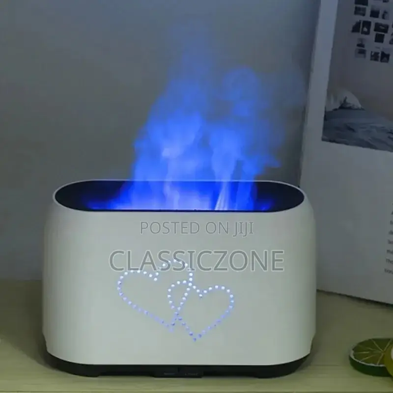 Air Humidifier With Remote Control Flame Effect