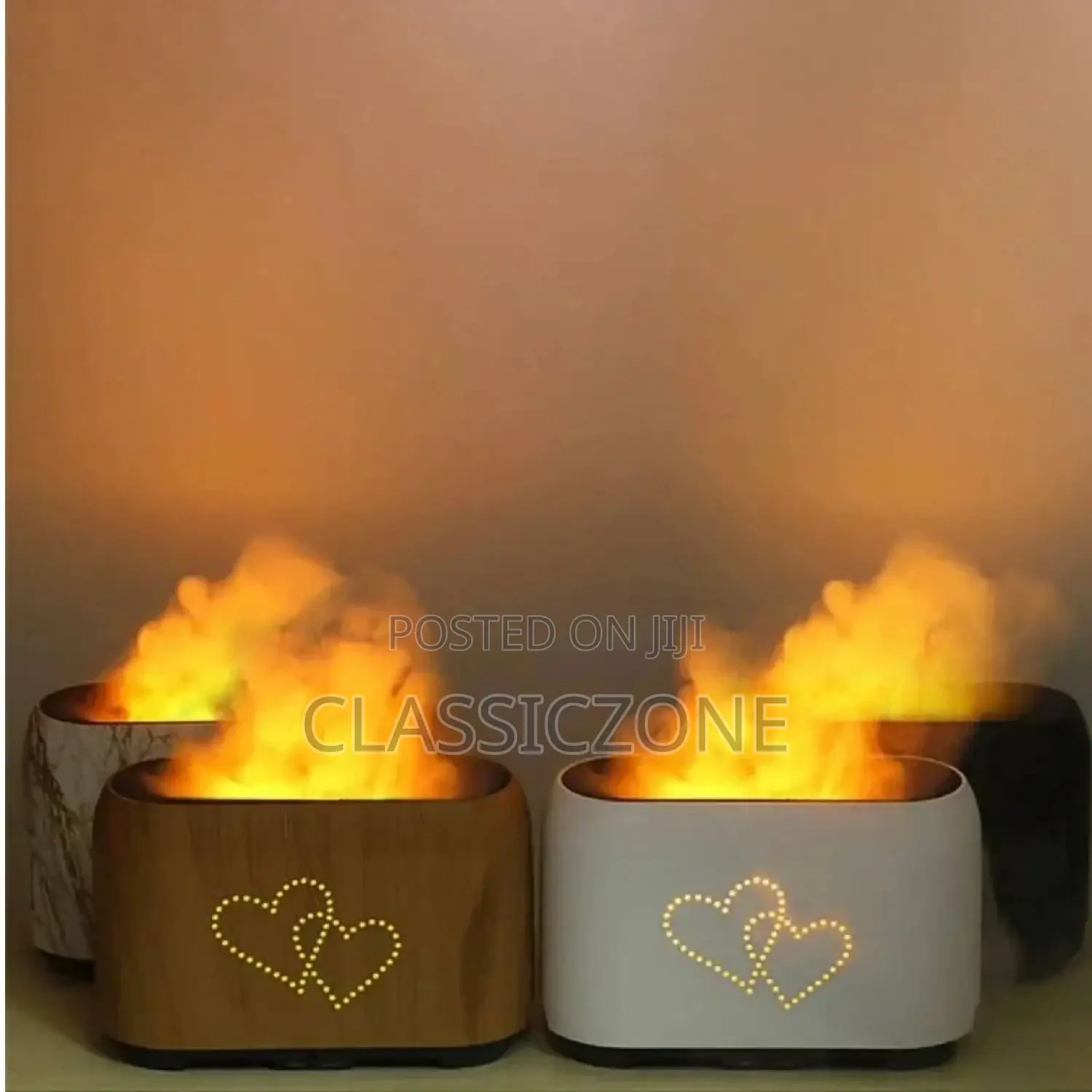 Air Humidifier With Remote Control Flame Effect