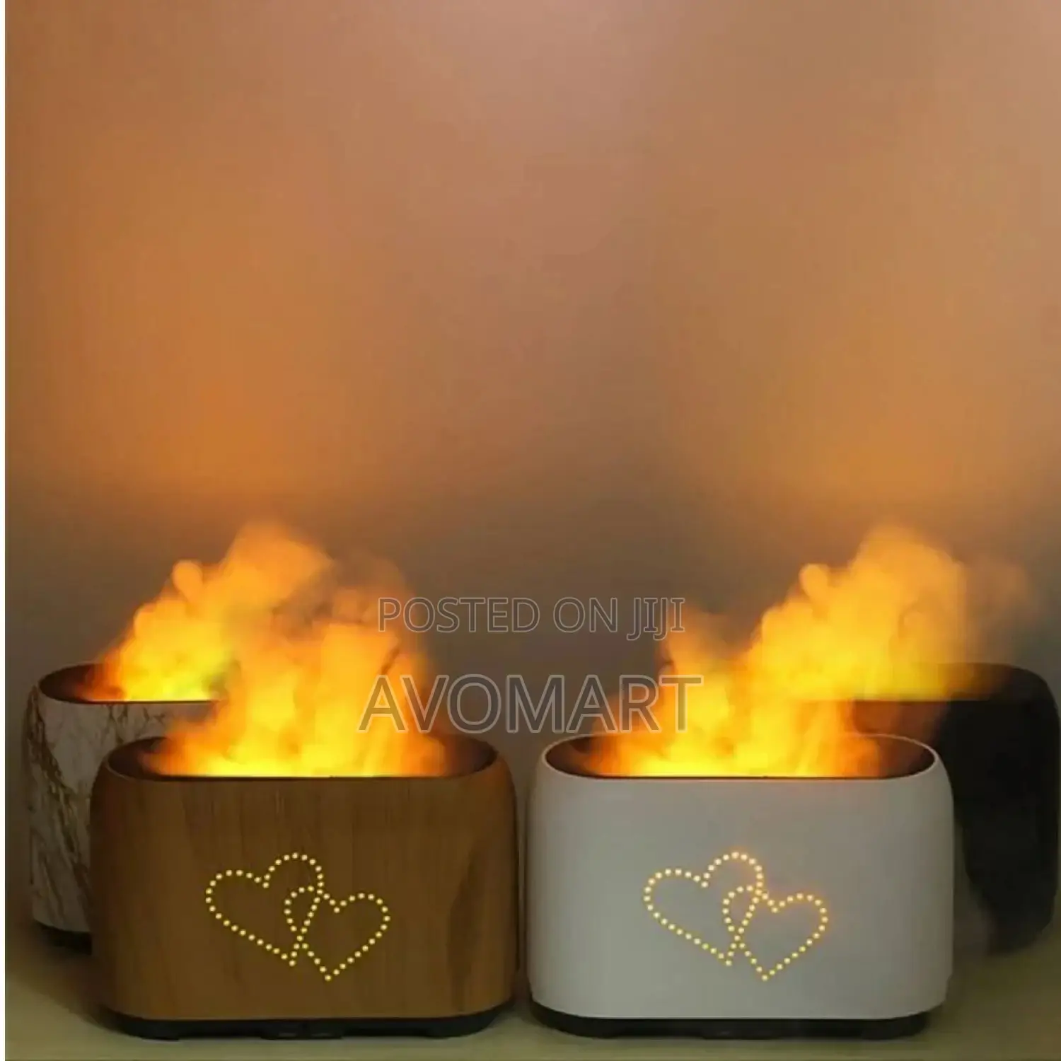 Air Humidifier With Remote Control Flame Effect
