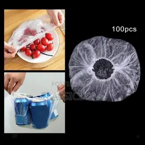 Photo - 100 Pieces Disposable Food Cover